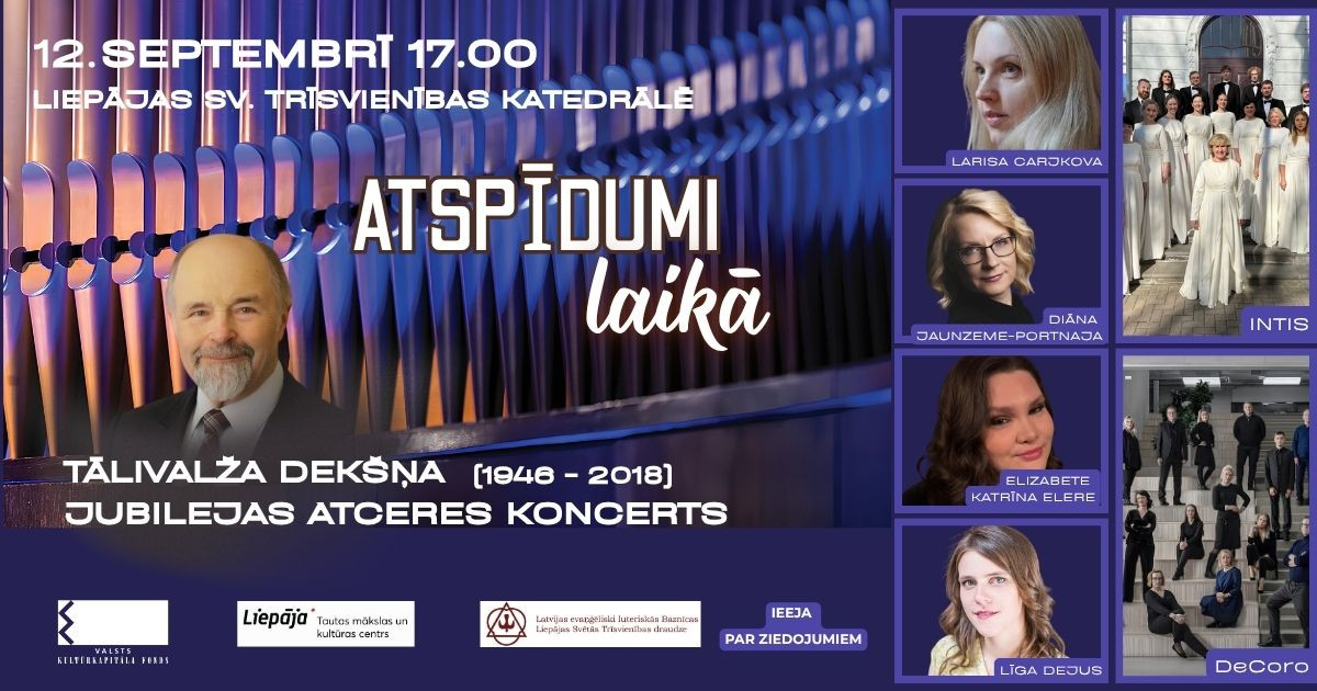 “Atspīdumi laikā” – muzikāls veltījums Tālivaldim Deksnim